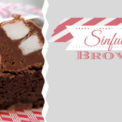 Sinfully Rich Fudgy Brownies