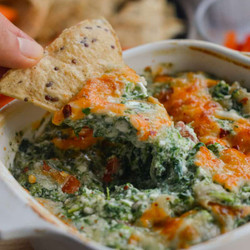 Air Fryer Spinach Cottage Cheese Dip