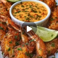 Coconut Shrimp With Lime Chili Dip