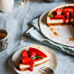 Erdbeer-cheesecake Mit Keksboden (no Bake)
