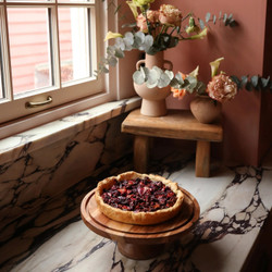 Roasted Strawberry Pie For Pi Day!