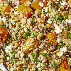 Pumpkin And Chickpea Cypriot Grain Salad Recipe