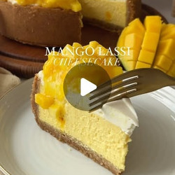 Mangolassi Cheesecake