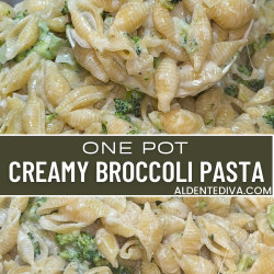 One Pot Creamy Broccoli Pasta