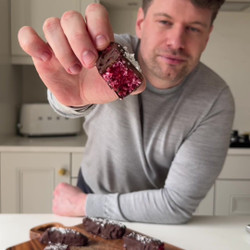 Frozen Raspberry Ruffle Bars
