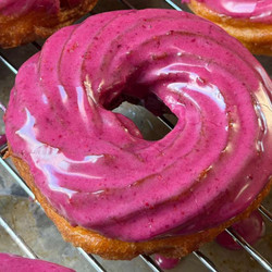 Lemon Blueberry Crullers