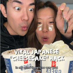 Greek Yogurt Cheesecake Hack