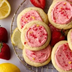 Strawberry Lemonade Cookies
