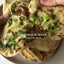 Homemade Naan