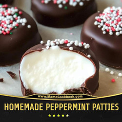 Homemade peppermint patties