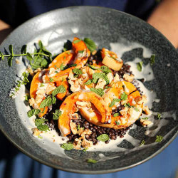 Butternut-kürbis Mit Linsen