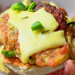 Tuna-Cheese-Melt Patties