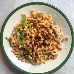 Silken Butter Bean + Miso Noodles