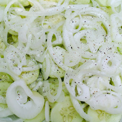 Grandma Soogie's Cucumber And Walla Walla Sweets