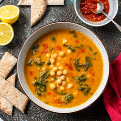Moroccan-Style Chickpea Soup
