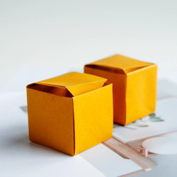 How To Make An Origami Hinged Square Box