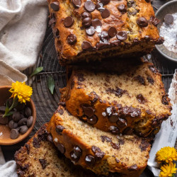 Miso Chocolate Chip Banana Bread