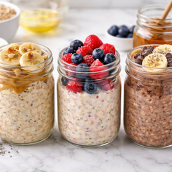 Easy Overnight Oats Meal Prep – 5 Healthy Variations