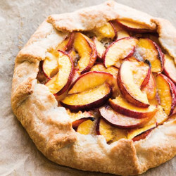 Rustic Nectarine And Almond Galette