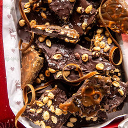 Chocolate Pretzel Toffee