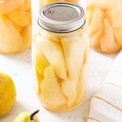 How To Can Pears