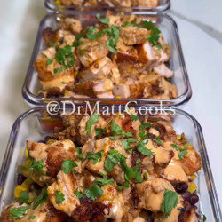 Chipotle Chicken Sweet Potato Bowls