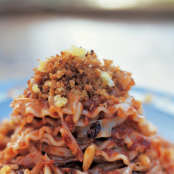 Anchovies In Tomato Sauce With Pasta