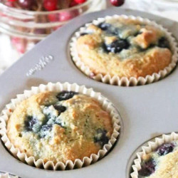 Almond Flour Healthy Blueberry Muffins