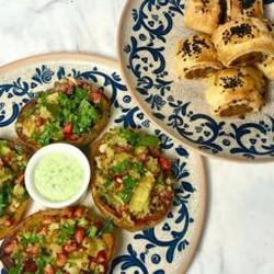 Potato Bhaji Skins