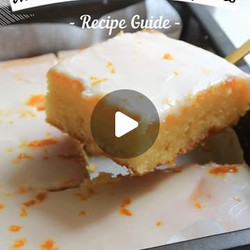 Mandarin Orange Cake Squares