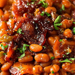 Brown Sugar And Bacon Baked Beans