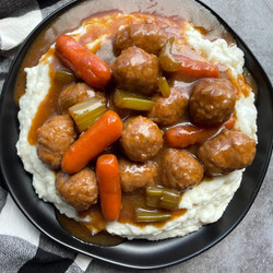 Easy Frozen Meatball Pot Roast (slow Cooker Dinner Recipe)