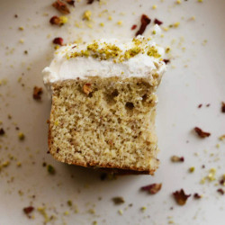 Tres Leches Basbousa Fusion Cake