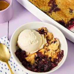Mixed Berry Dump Cake