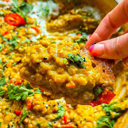 One Pan Coconut Dal