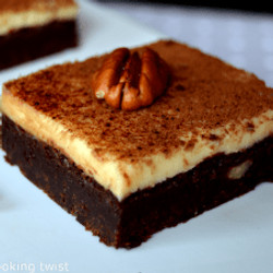 Pecan Cheesecake Brownie (dense!)