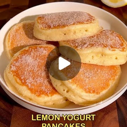 Lemon Yogurt Pancakes (the Original Eden Recipe)