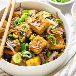 Tofu Egg Roll In A Bowl