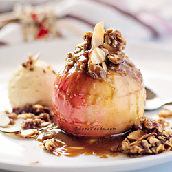 Easy Apple Crisp Stuffed Baked Apples Recipe