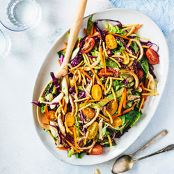 Chinese Chicken Salad With Nut Dressing