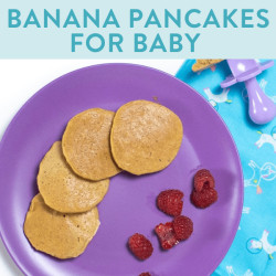 3-ingredient Banana Pancakes For Baby