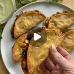 Baked black bean Tacos