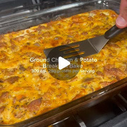 Ground Chicken &amp; Potato Breakfast Bake