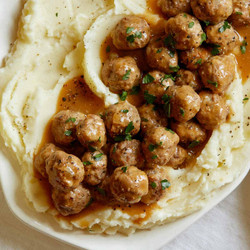 Mini Swedish Meatballs-Spoon Fork Bacon