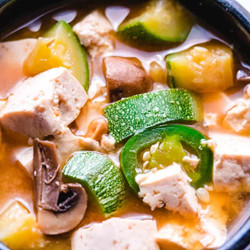 Vegan Doenjiang Jjigae (korean Soybean Paste Stew)
