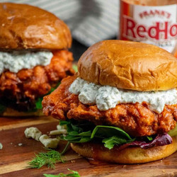 Extra Crispy Fried Buffalo Chicken Sandwich Recipe