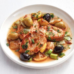 Chicken Thighs With Olives And Fennel