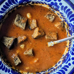 Tomato And White Bean Soup For A Stormy Night