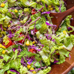 Southwest Salad With Avocado Dressing