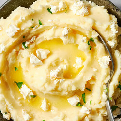 Garlic &amp; Feta Mashed Potatoes